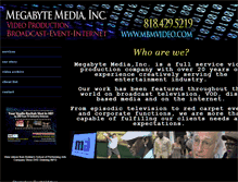 Tablet Screenshot of mbmvideo.com